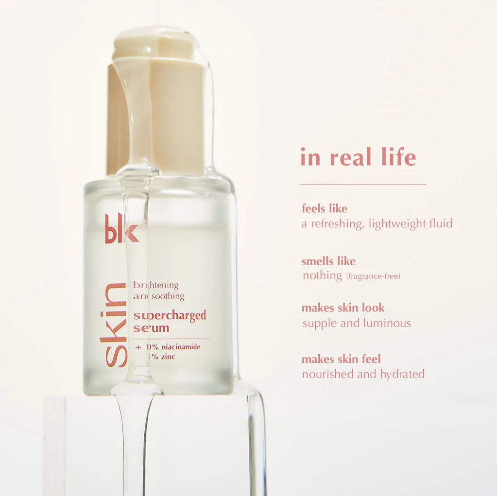 Blk Cosmetics Skin Brightening & Soothing Supercharged Serum + Niacinamide