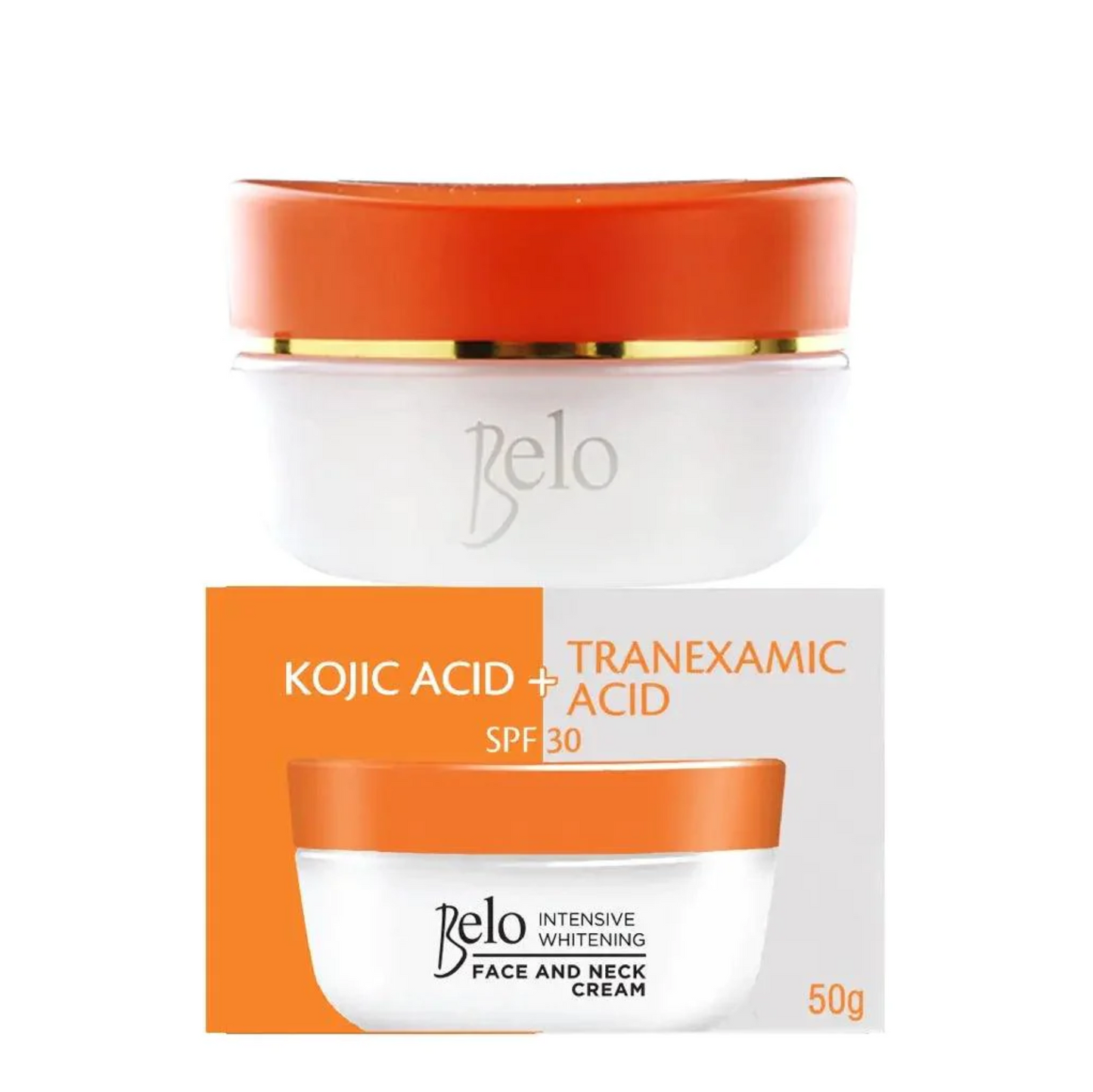 Belo Intensive Whitening Kojic + Tranexamic Face and Neck Cream 50g