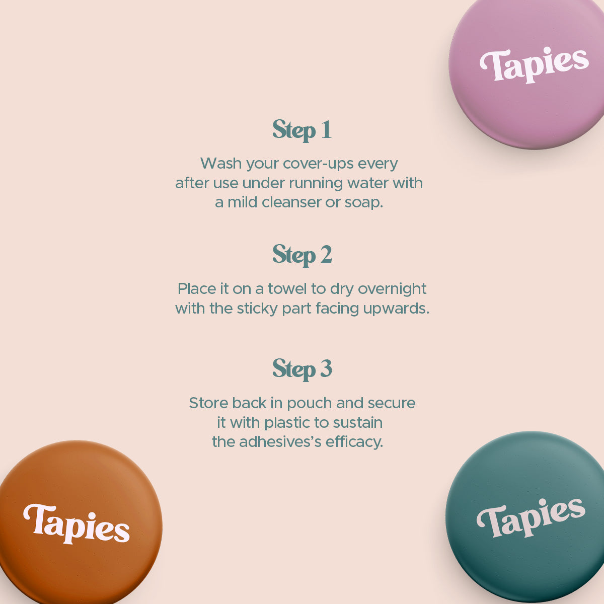 Tapies Nipple Cover-Ups in Almond - cosy australia