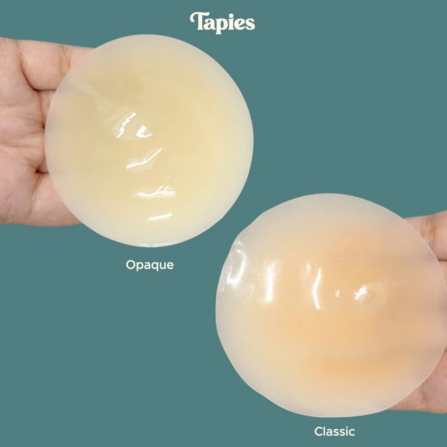 Tapies Nipple Cover Ups in Oat [Seamless, Opaque, Silicone Nipple