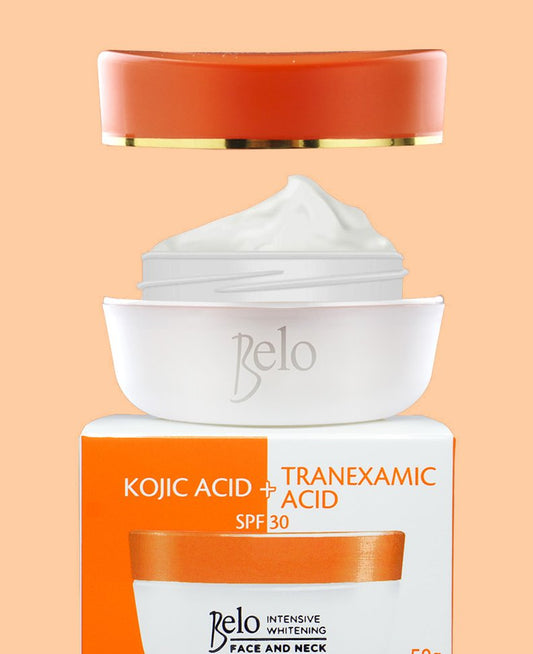 Belo Intensive Whitening Kojic + Tranexamic Face and Neck Cream 50g
